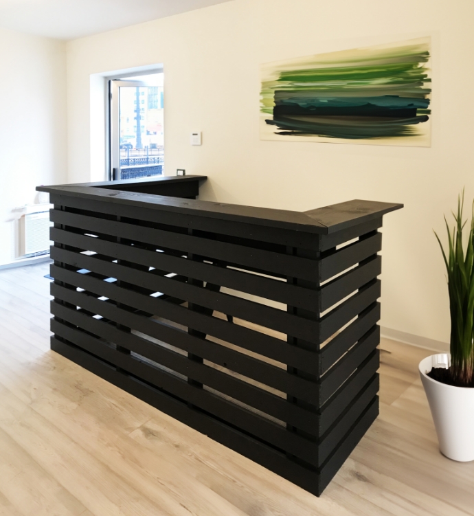 Furniture made from pallets photo